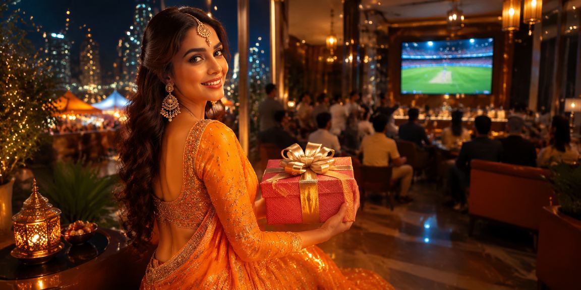 Night market with cricket betting at q12 India